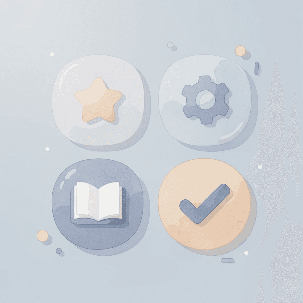 Four icons representing common custom printing pain points - Types of T-Shirt Printing 