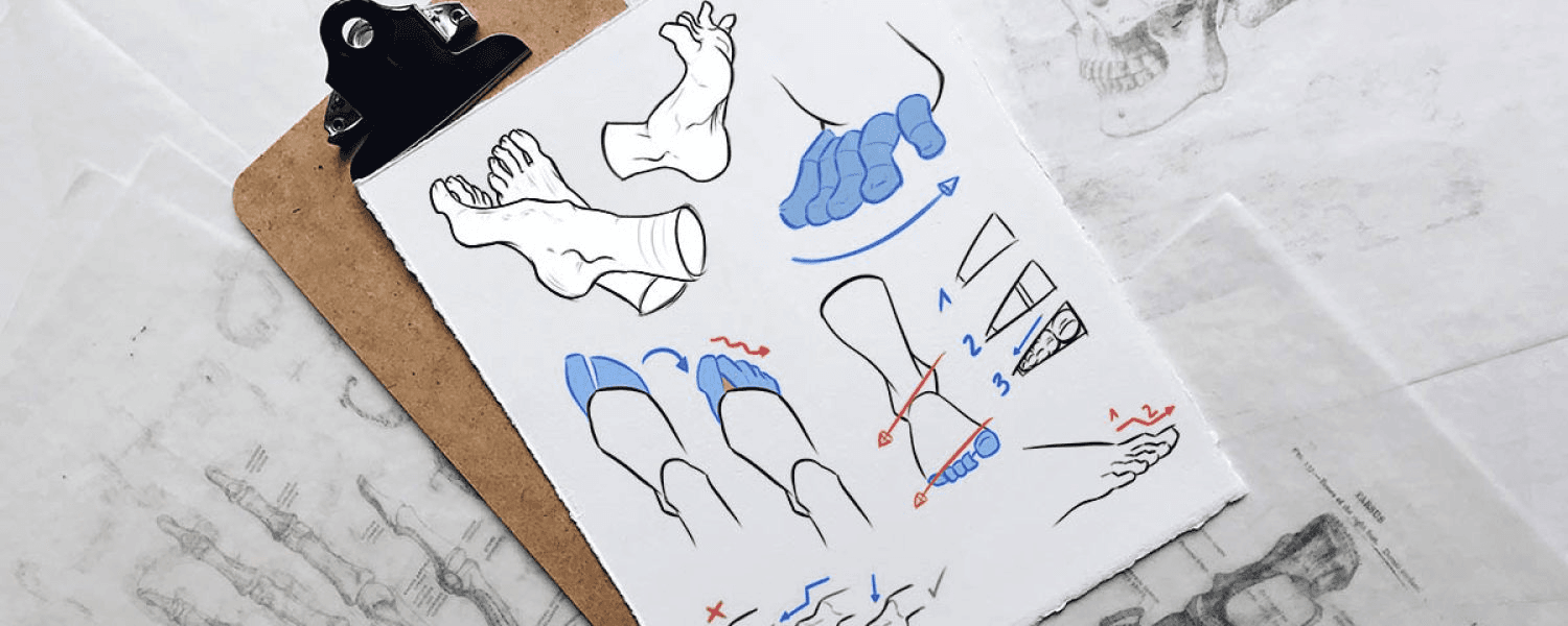 Vẽ chân đơn giản: Hướng dẫn chi tiết từ a đến z