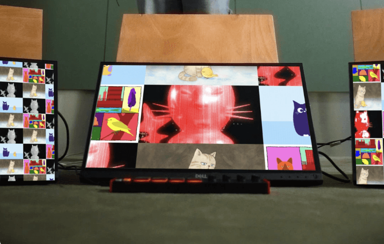 Image of the three screens