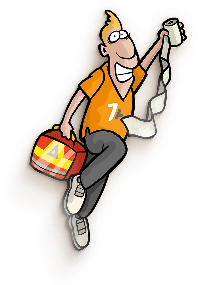 oneplus Maskottchen fliegend