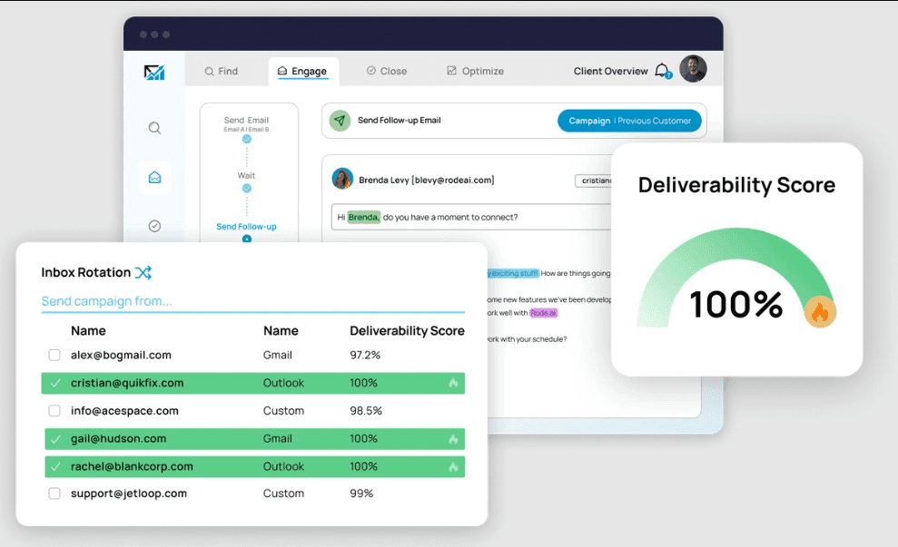 QuickMail optimizes deliverability