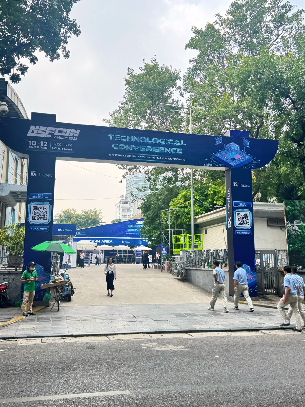 Jarson visiting NEPCON Vietnam