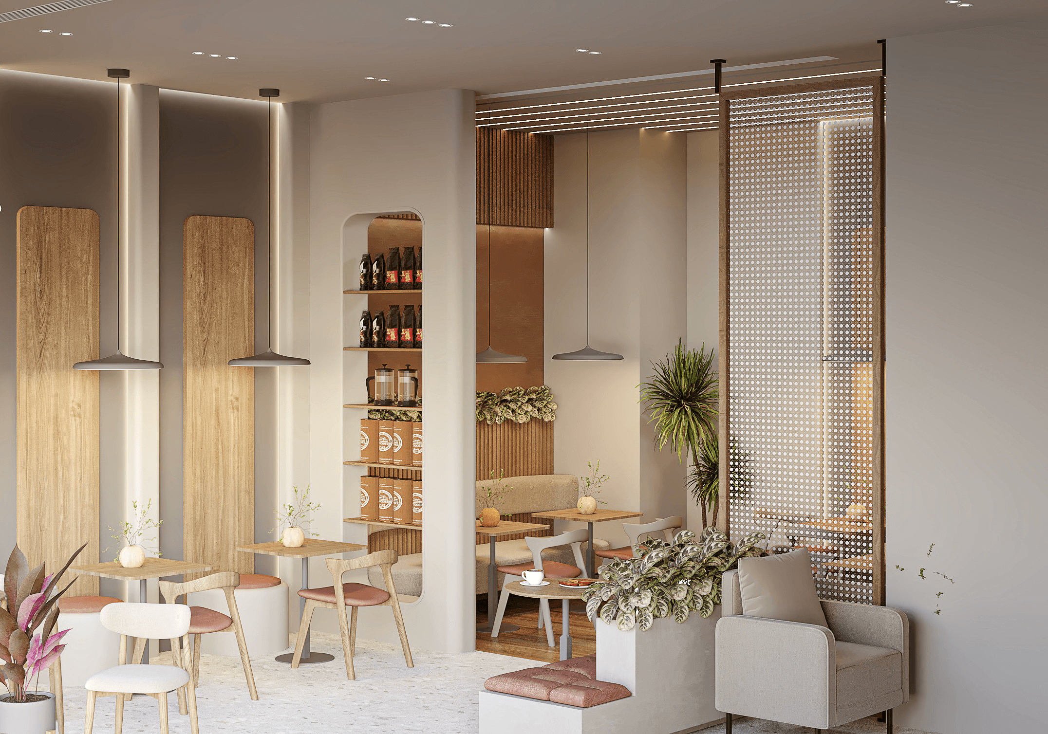 Project showcase image featuring a modern, refined interior.