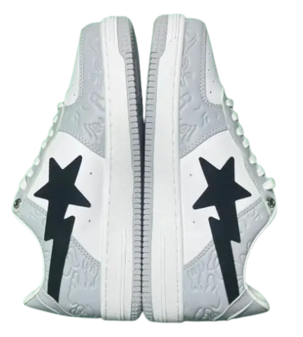 A Bathing Ape BAPE STA Low M2 "White Grey"