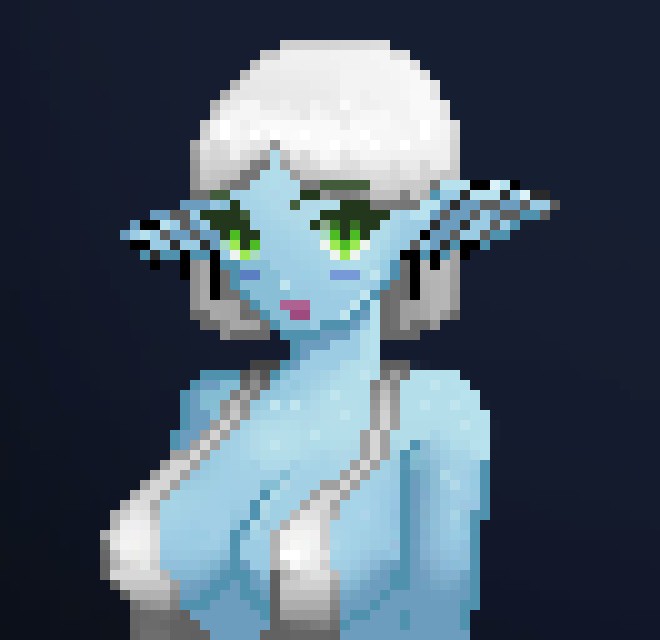 elven girl from nft collection celestials