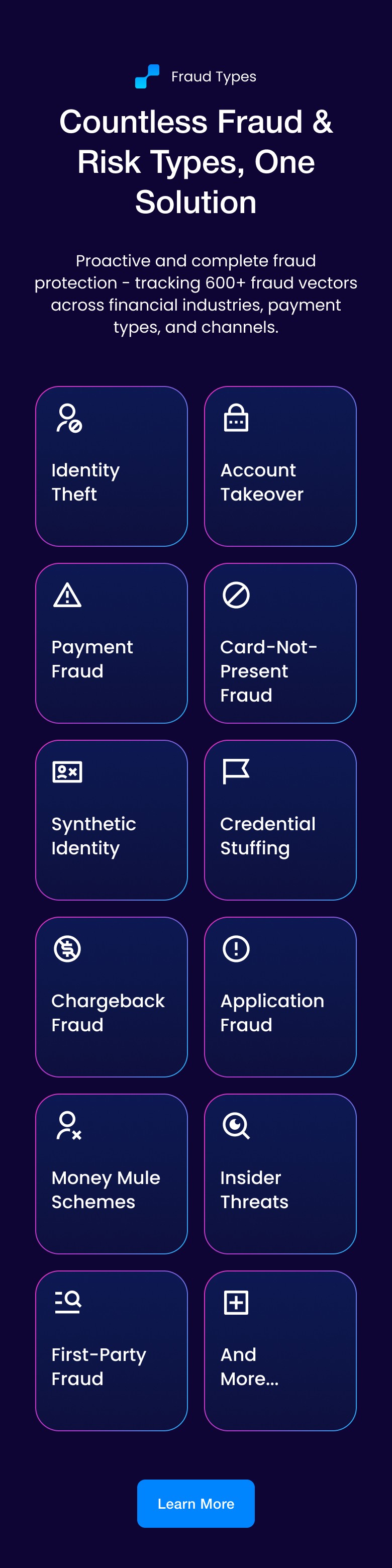 Fraud net design block 8