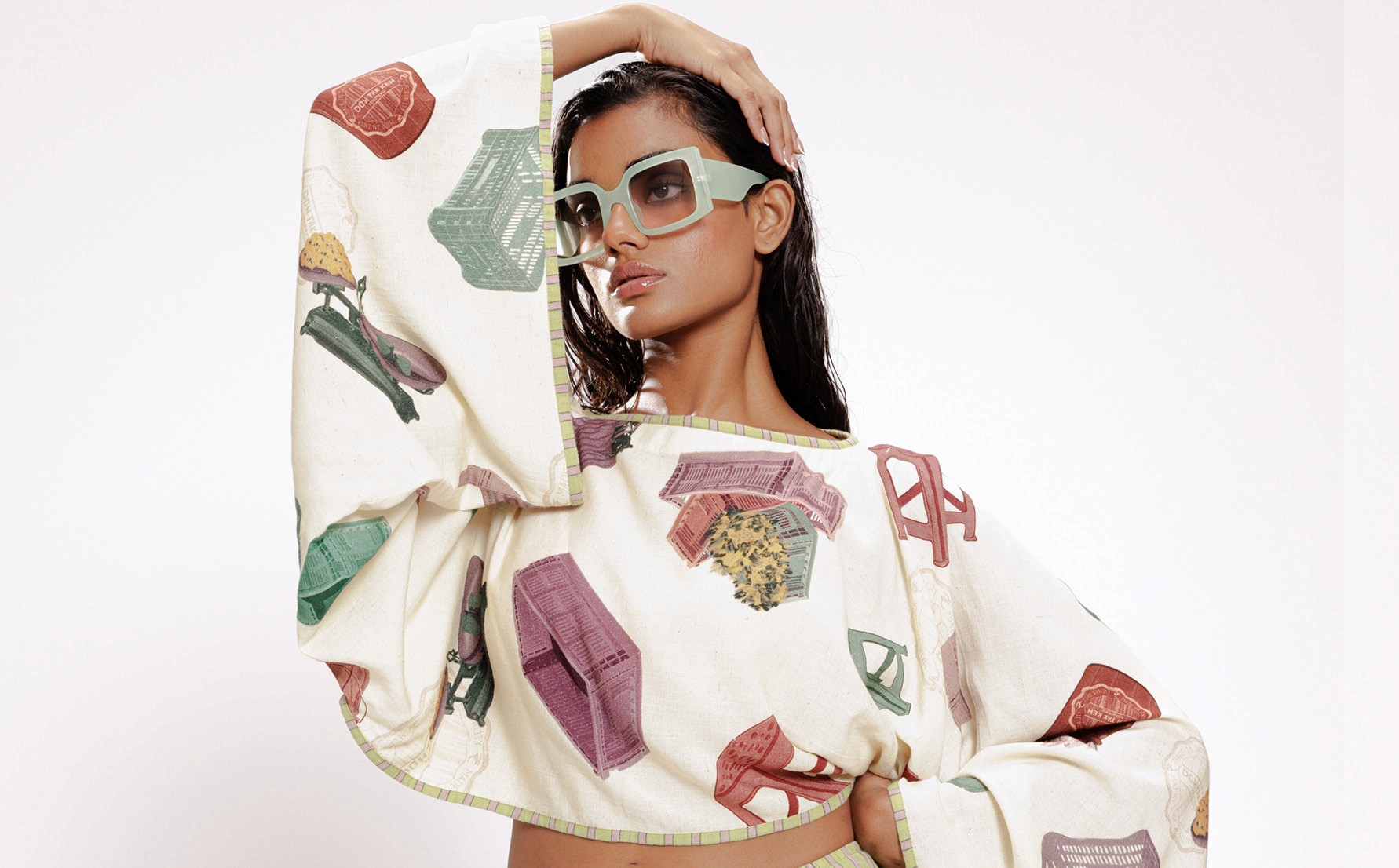 Laptop displaying website on wooden table