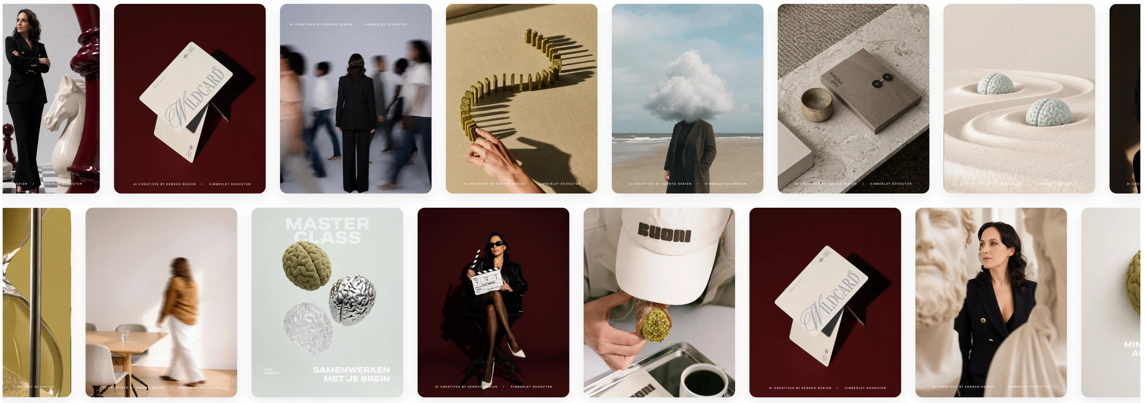 Surrealistisch AI-beelden, gemaakt door Kenshō Design