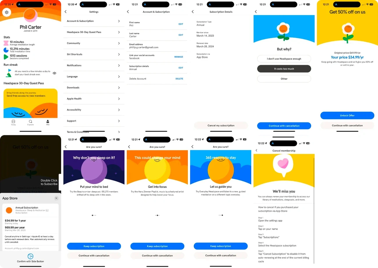 Headspace's Emotional Nudges