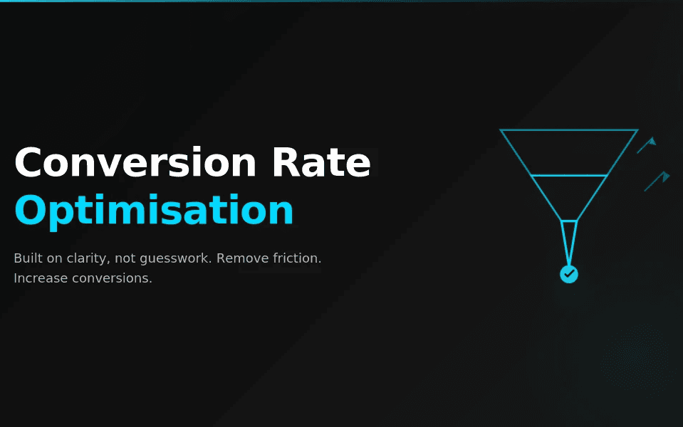 Conversion rate optimisation funnel image