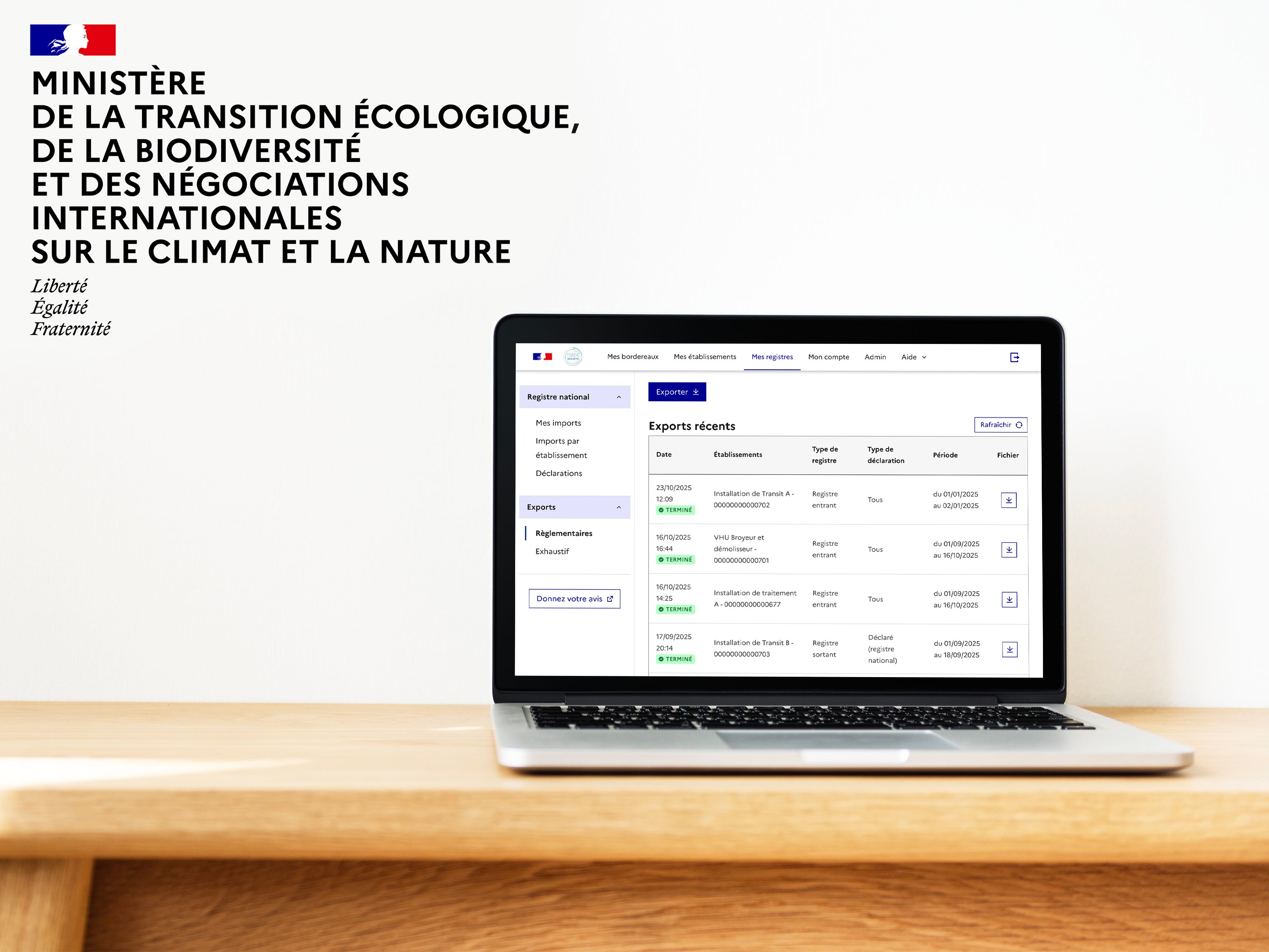 Illustration for the Trackdéchets app