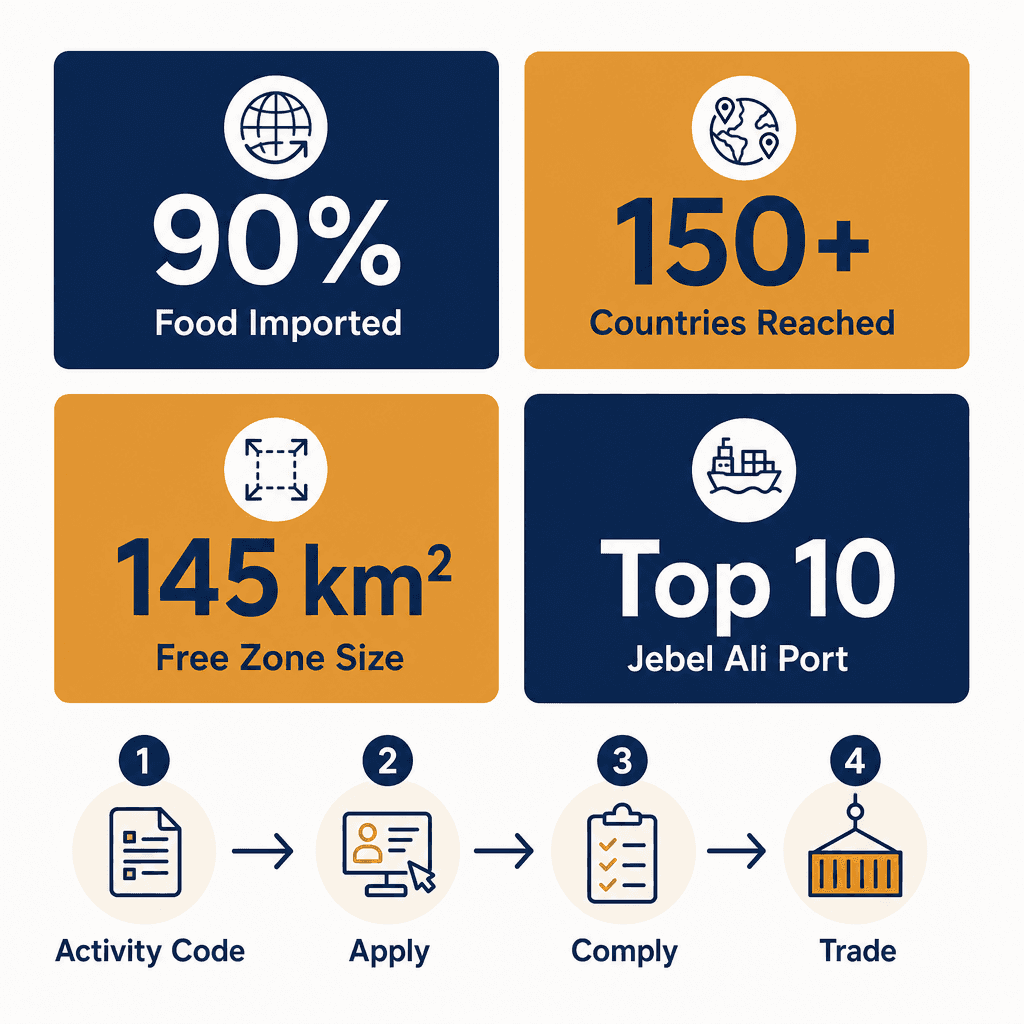 Infographic: Canned & Preserved Food Trading License in Dubai