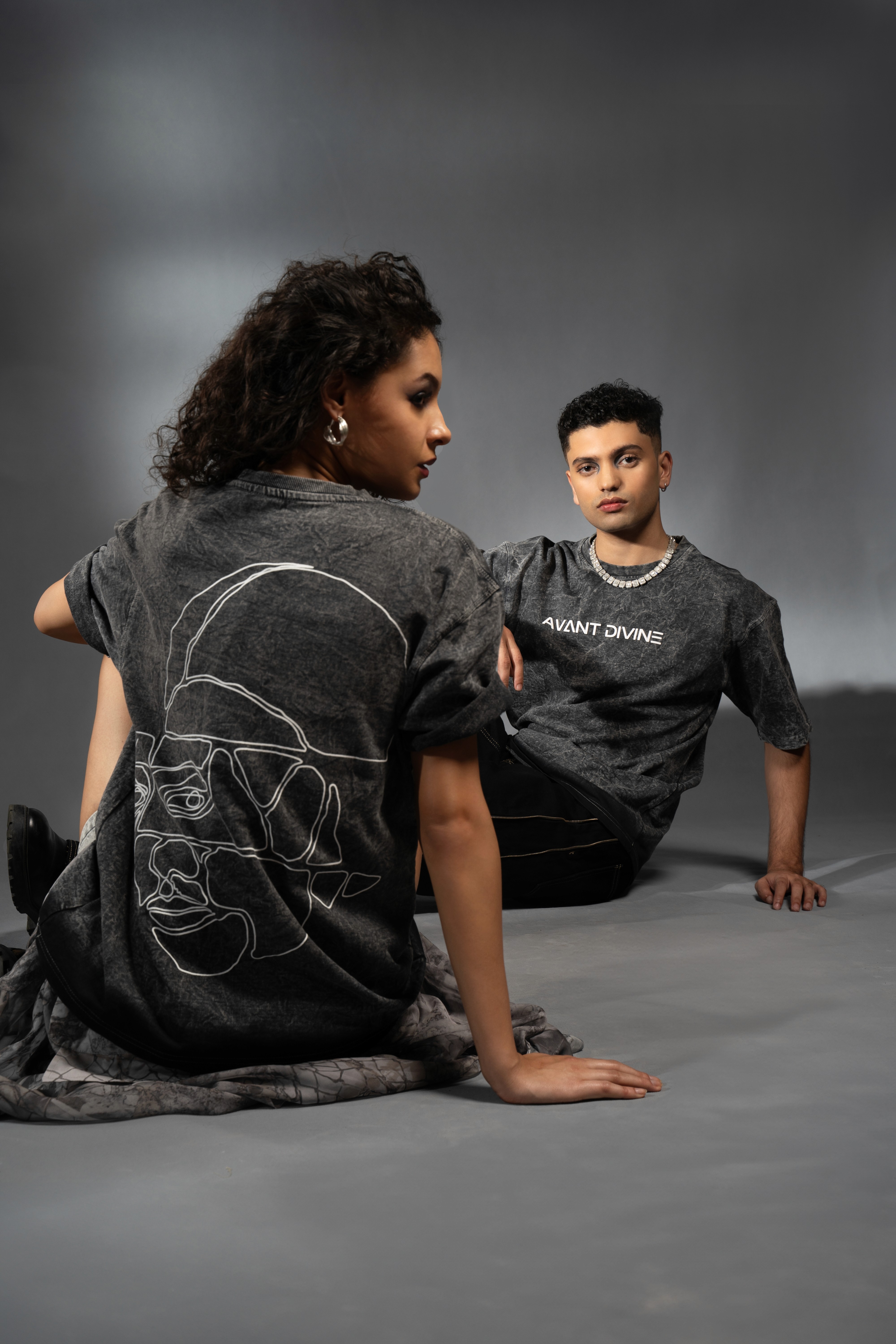 a black female model