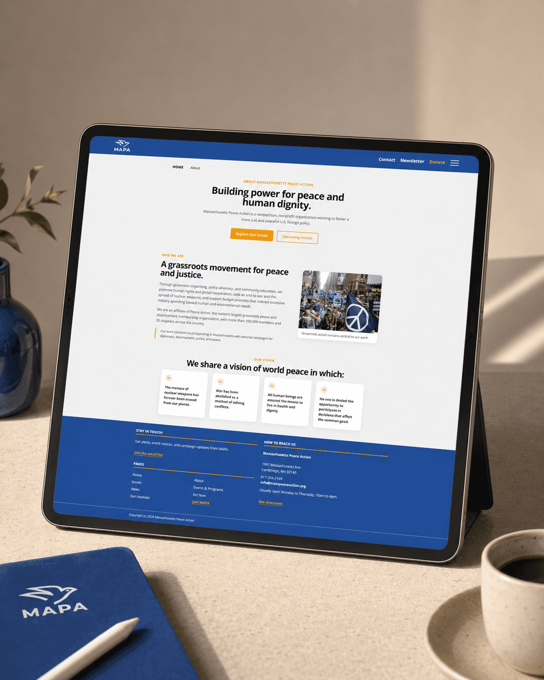T&T Foods website section for meat processing and distribution services.