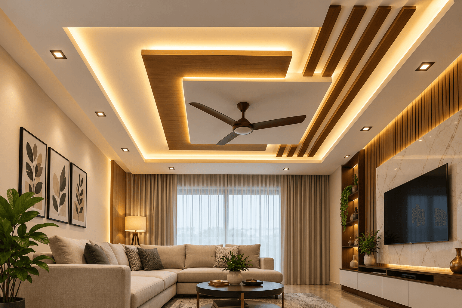 Stylish False Ceiling