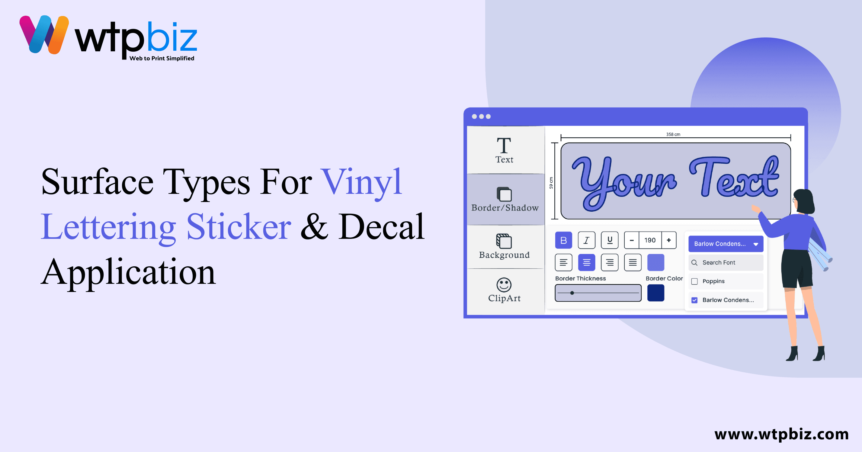 Surface Types for Vinyl Lettering Sticker and Decal Application