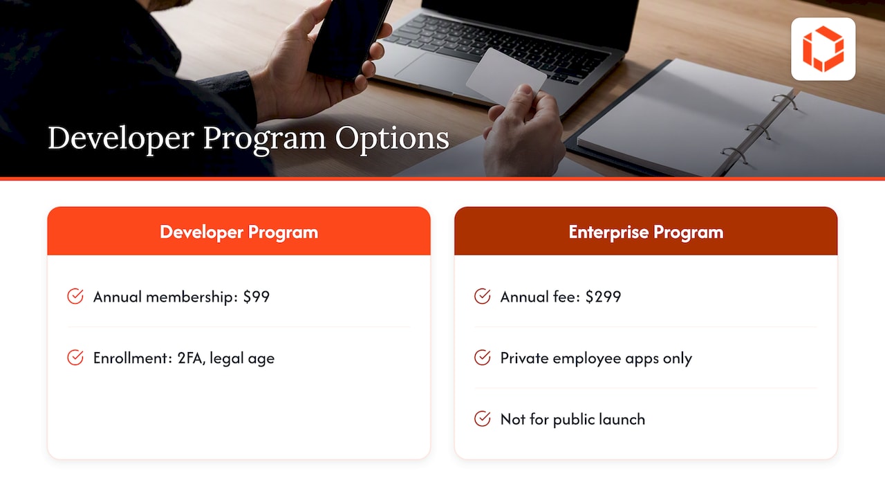 Your developer account is approved — overview diagram