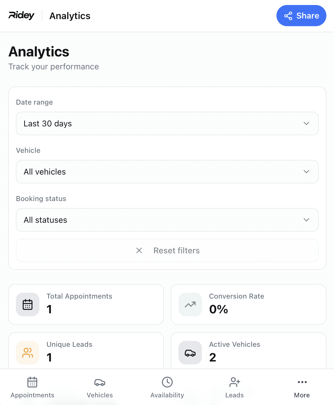 An image of Freelio's budget ui