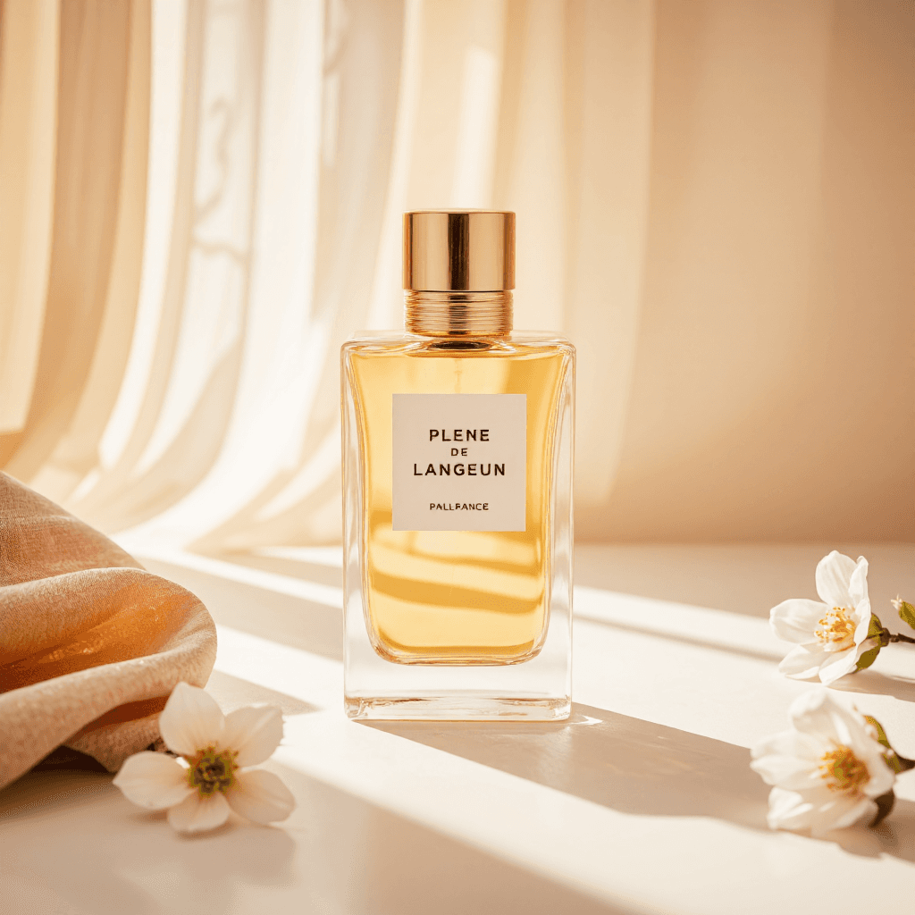 product photography of perfume