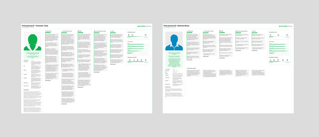 Green slip calculator user personas by UX consultant sydney, You Exist