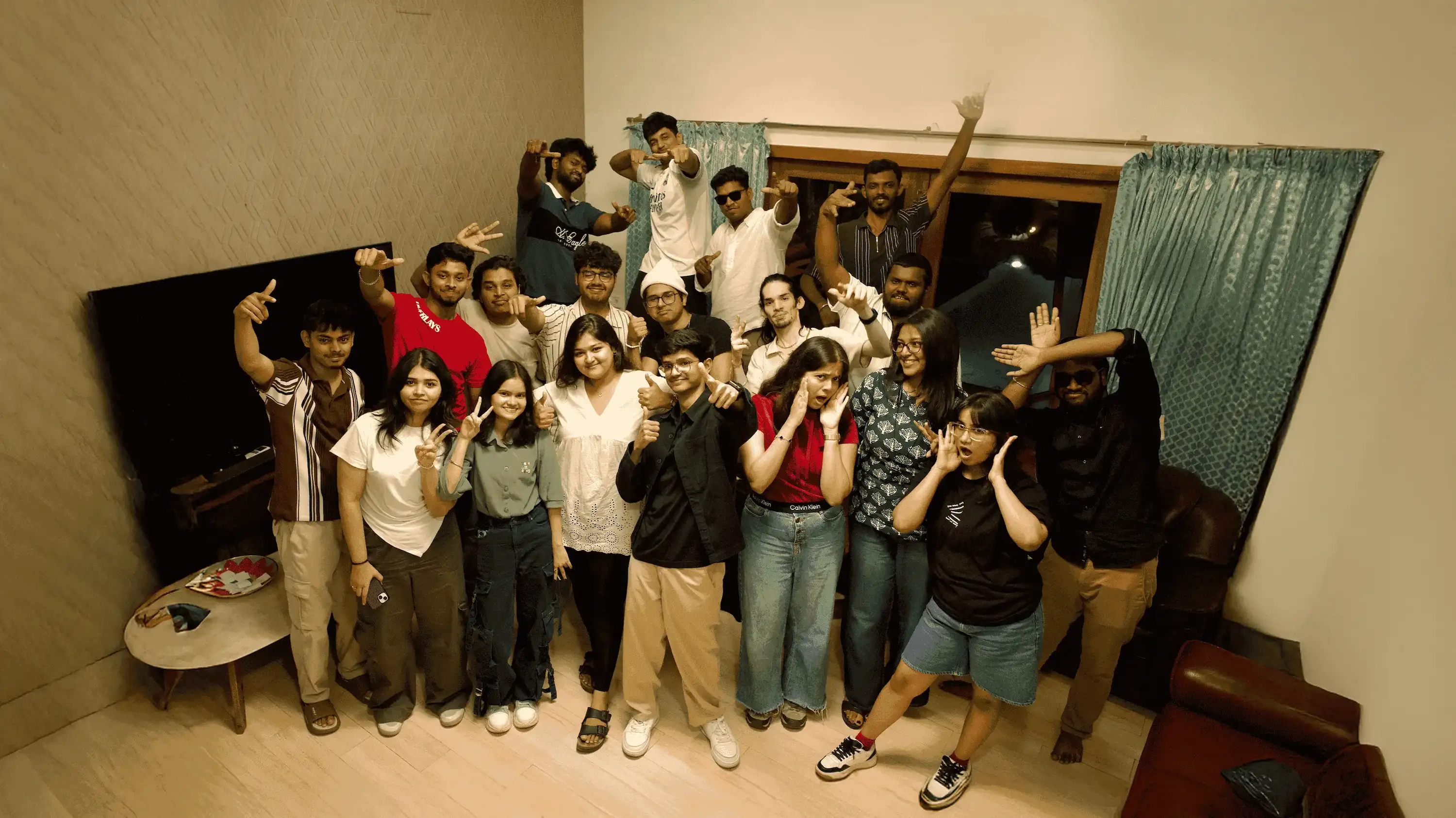 Maayashtra team members gathered for a group photo
