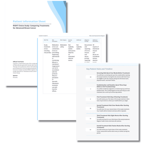 Illustration showing Operational Protocol Summary pages generated instantly by AI