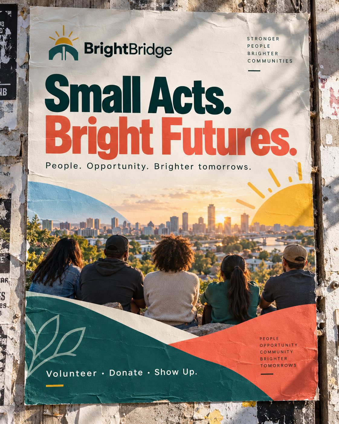 BrightBridge Poster concept design by MCDNS