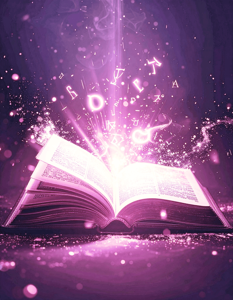 A circle of people sitting cross-legged, meditating with hands in a prayer position. Soft, warm lighting.