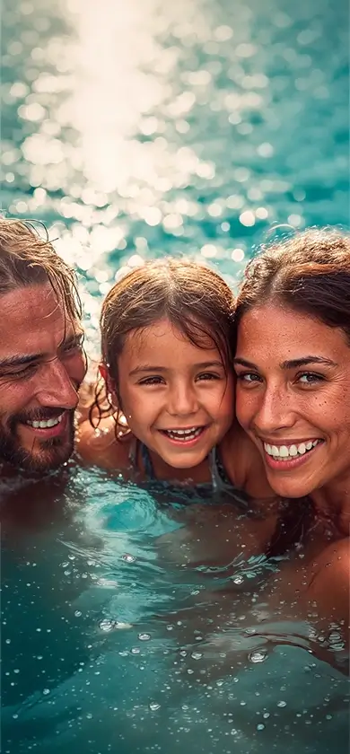 Dynamic picture of a cyclist riding downhill