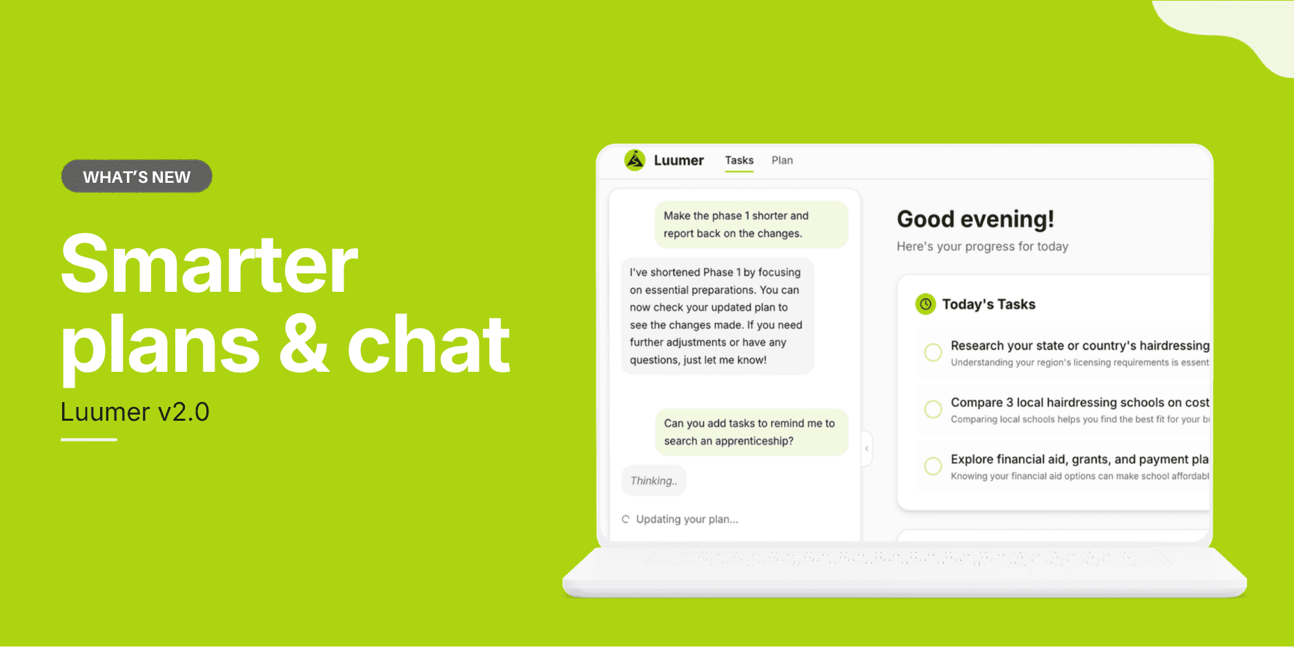 What’s New in Luumer: Smarter AI Plans and Chat Improvements