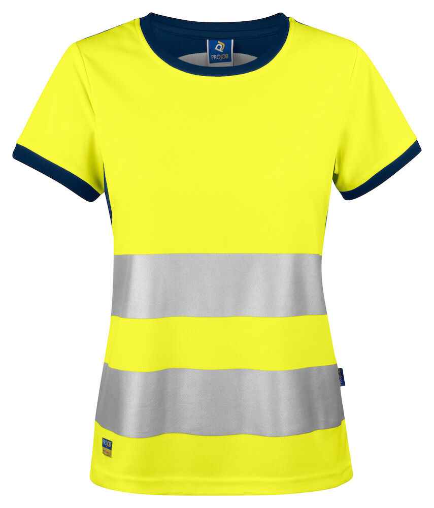 Clique werksweater voor dames bij Vanatex — Projob Signalisatie T-Shirt En Iso 20471 Klasse 2 Dames