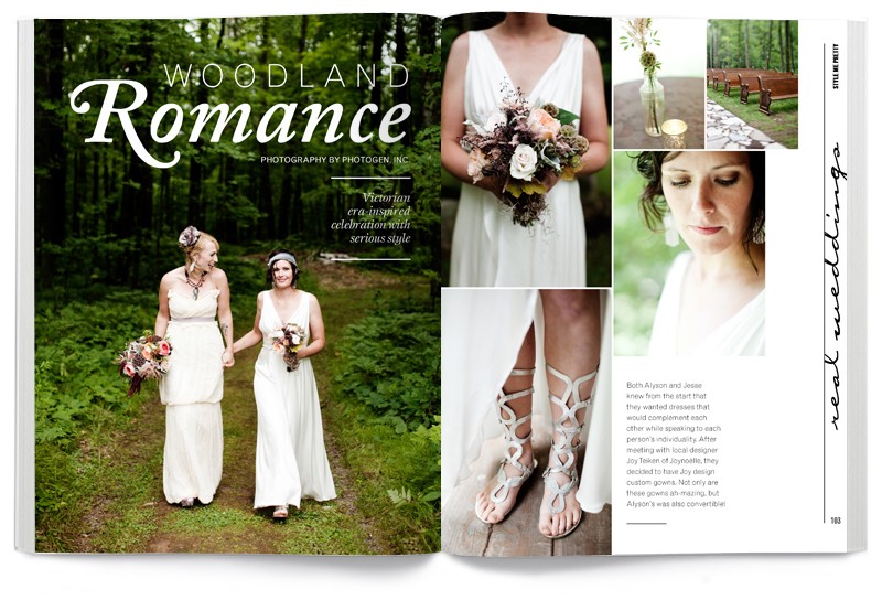 style me pretty magazine wedding feature