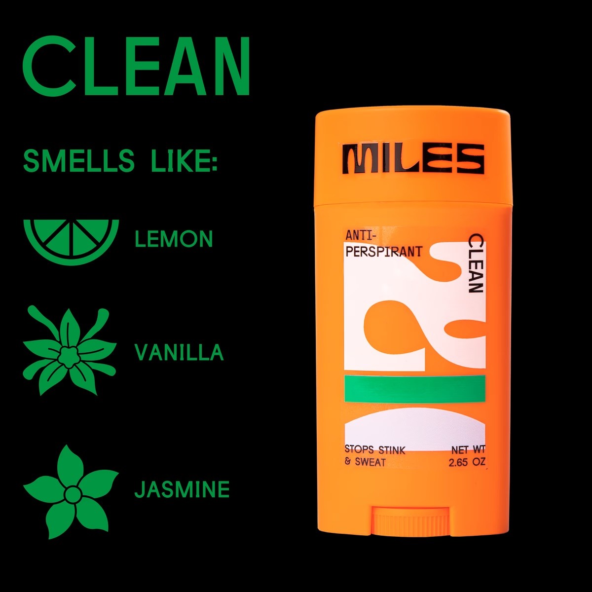 Miles Deodorant Amazon Clean