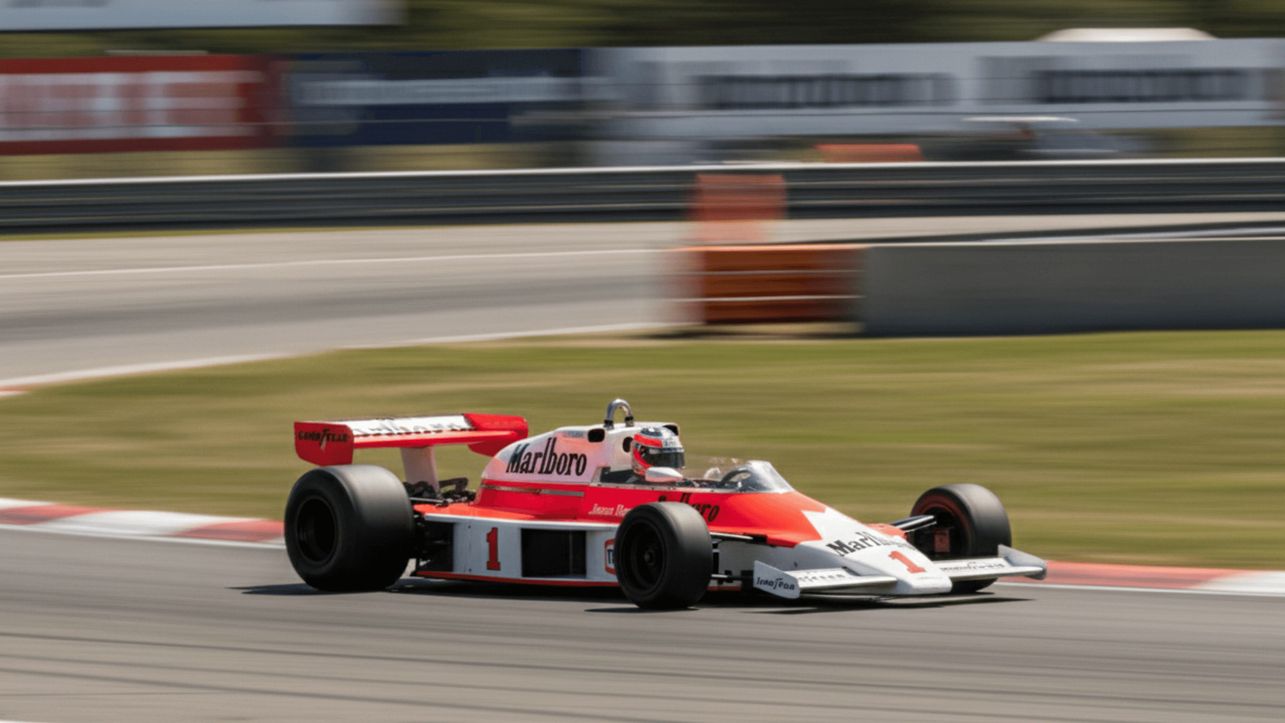 McLaren M23 F1 car in action – exploring technical history and the cost of incomplete provenance in classic racing cars