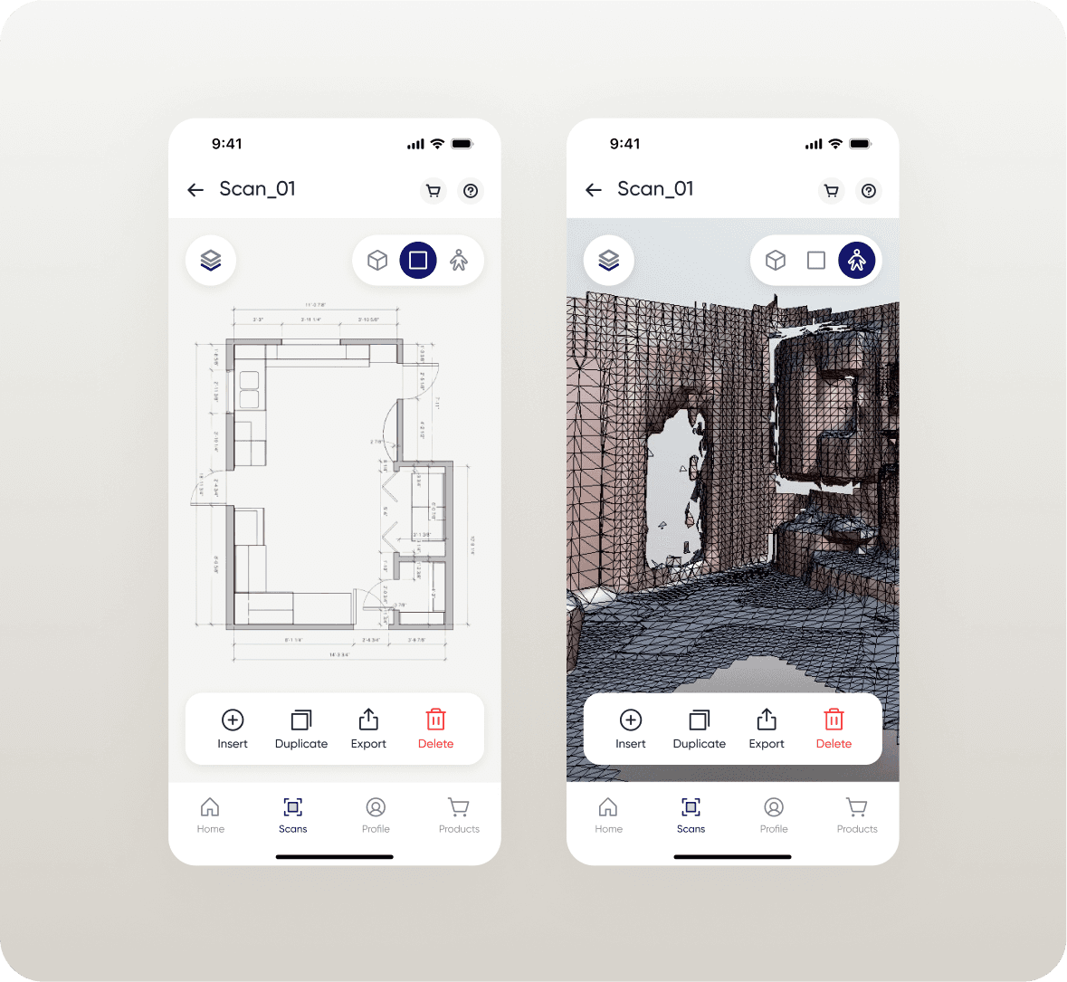 Product Mobile Design for AR Ecommerce