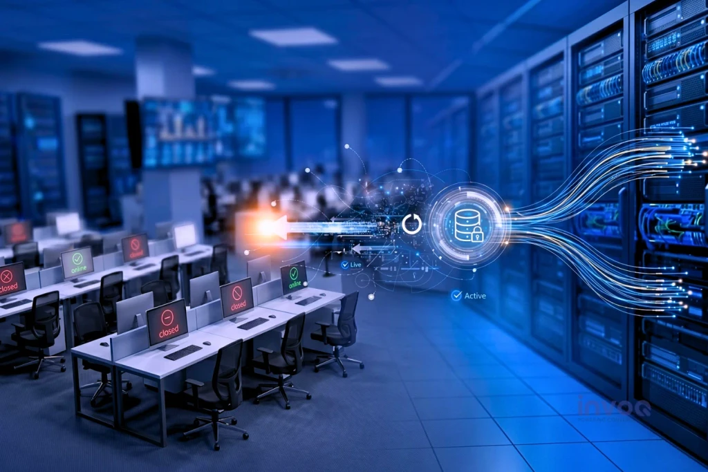 INVOQ CX Resilience Model is a disaster recovery and business continuity plan for contact centers