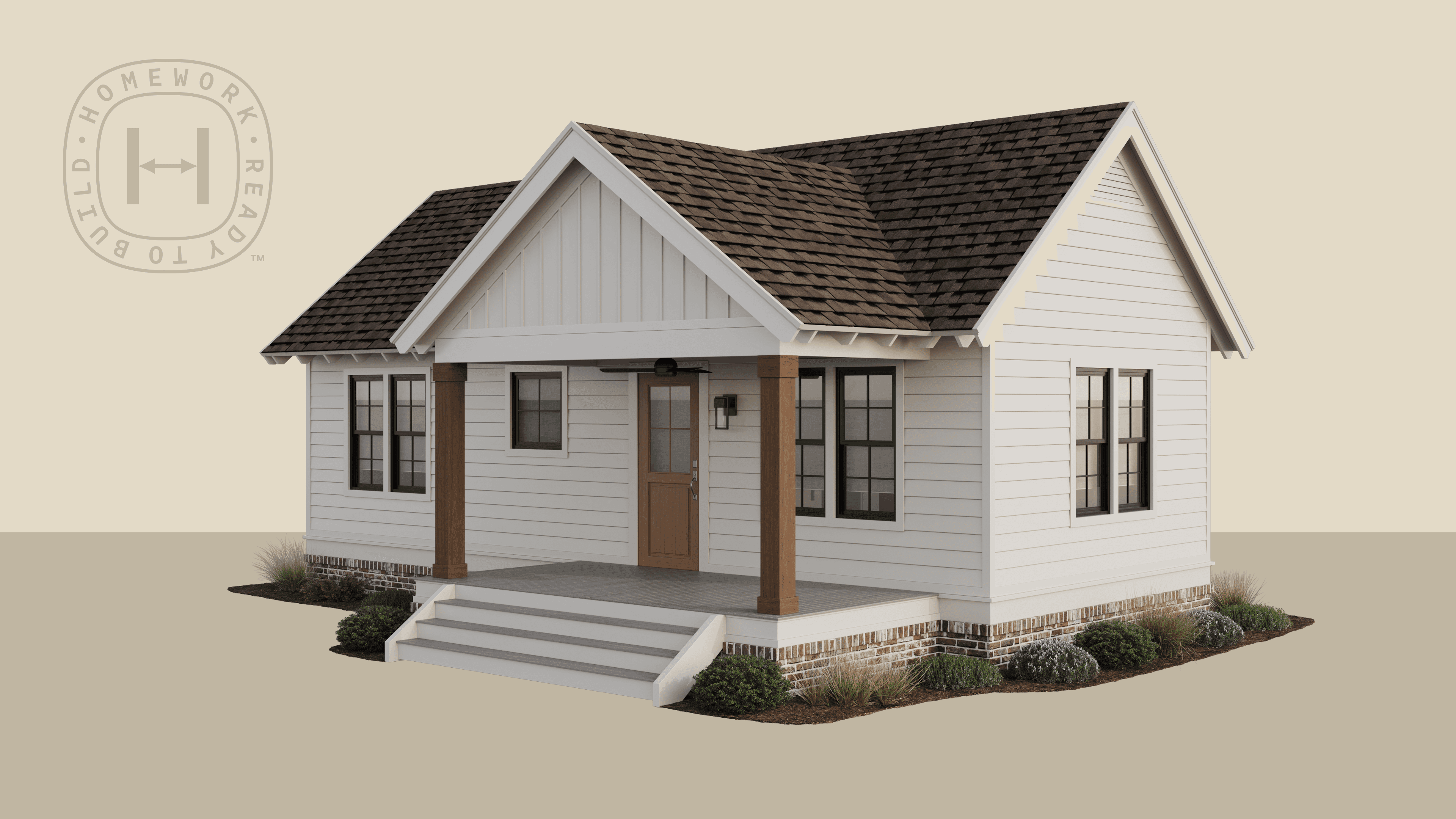 Outpost ADU Side Porch Model