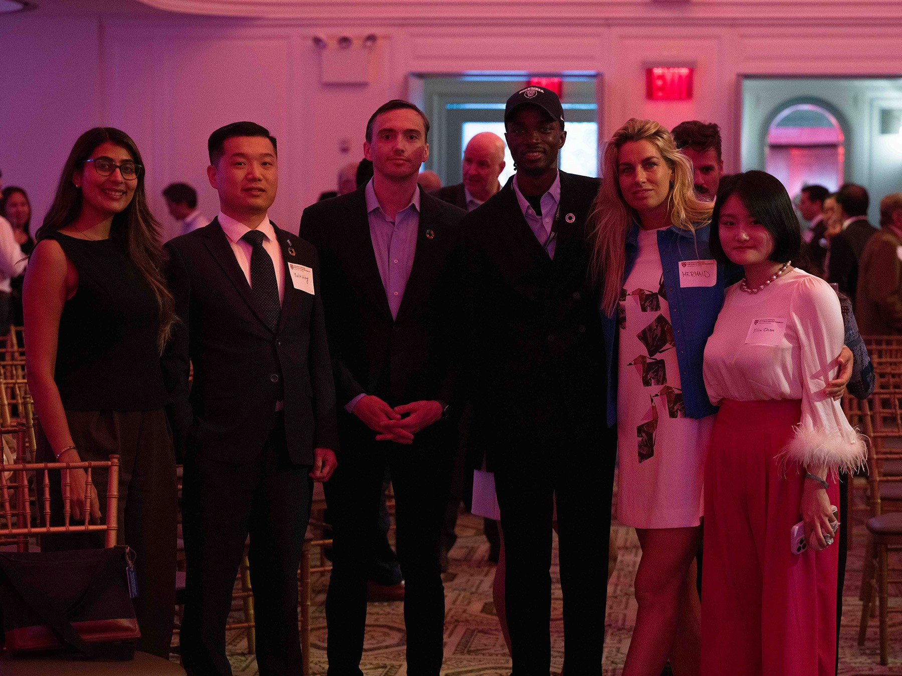 Faces of Impact President Priyanka Chahal and Artem Shestakov at the Harvard University Climate Week in New York