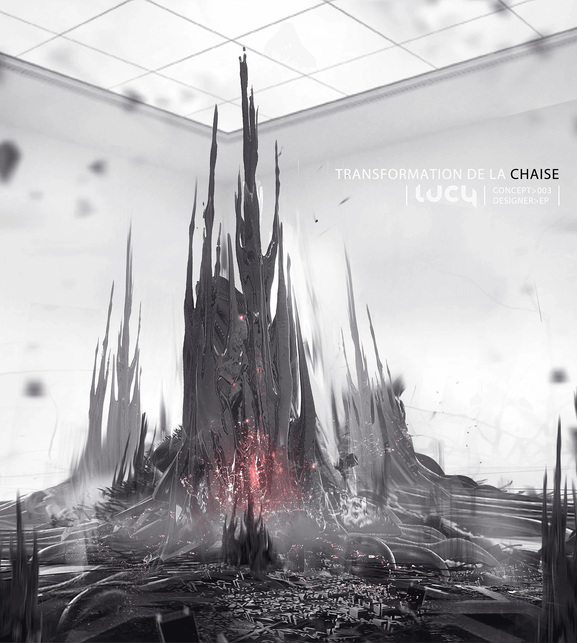 Lucy visual development – grounded cinematic direction for abstract concepts