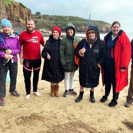 Weekly swim in Dunmore East