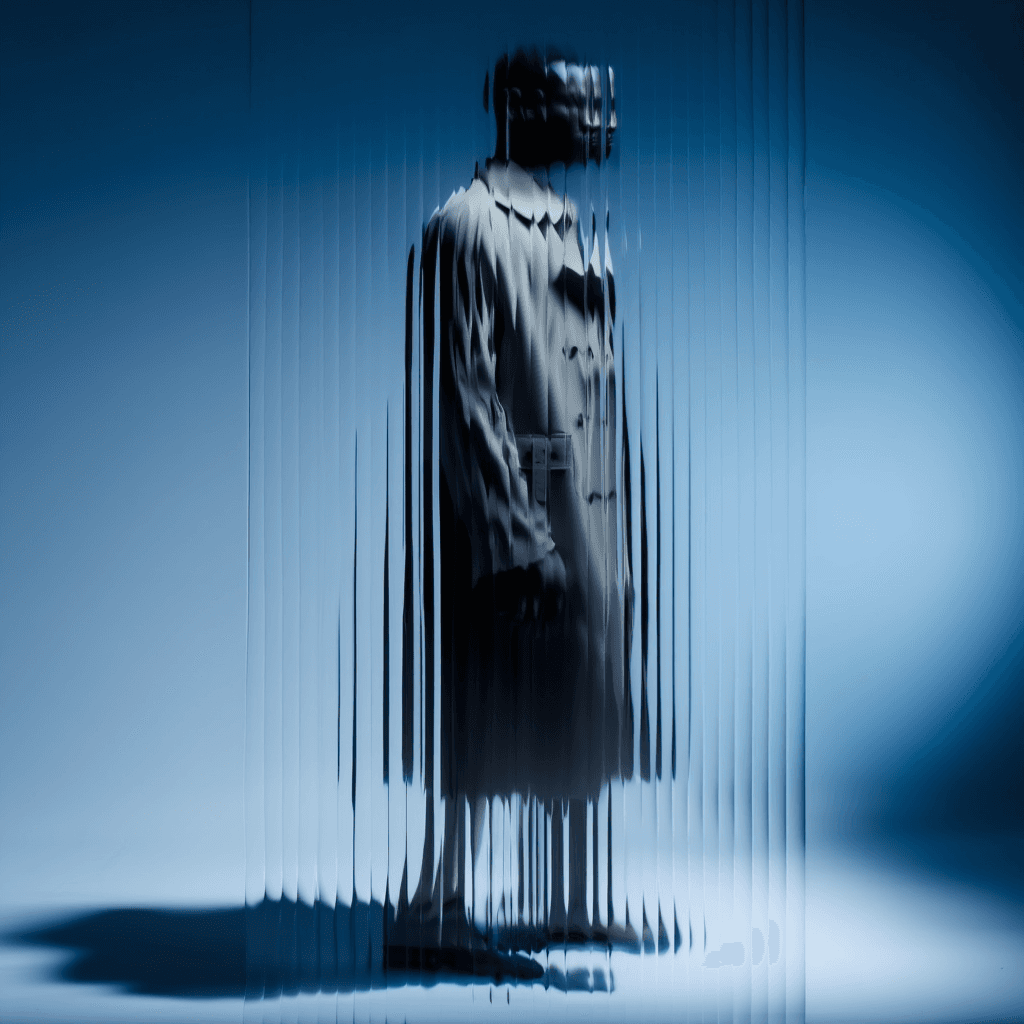 a blurry photo of a person in a car