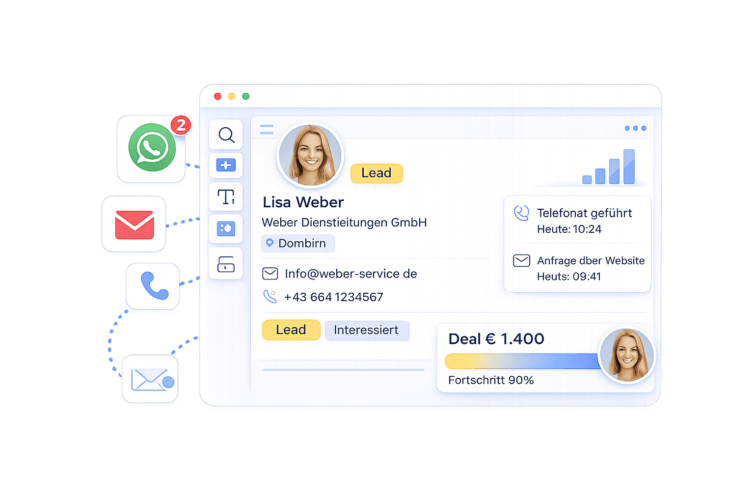 Fintec website framer template hero section photo
