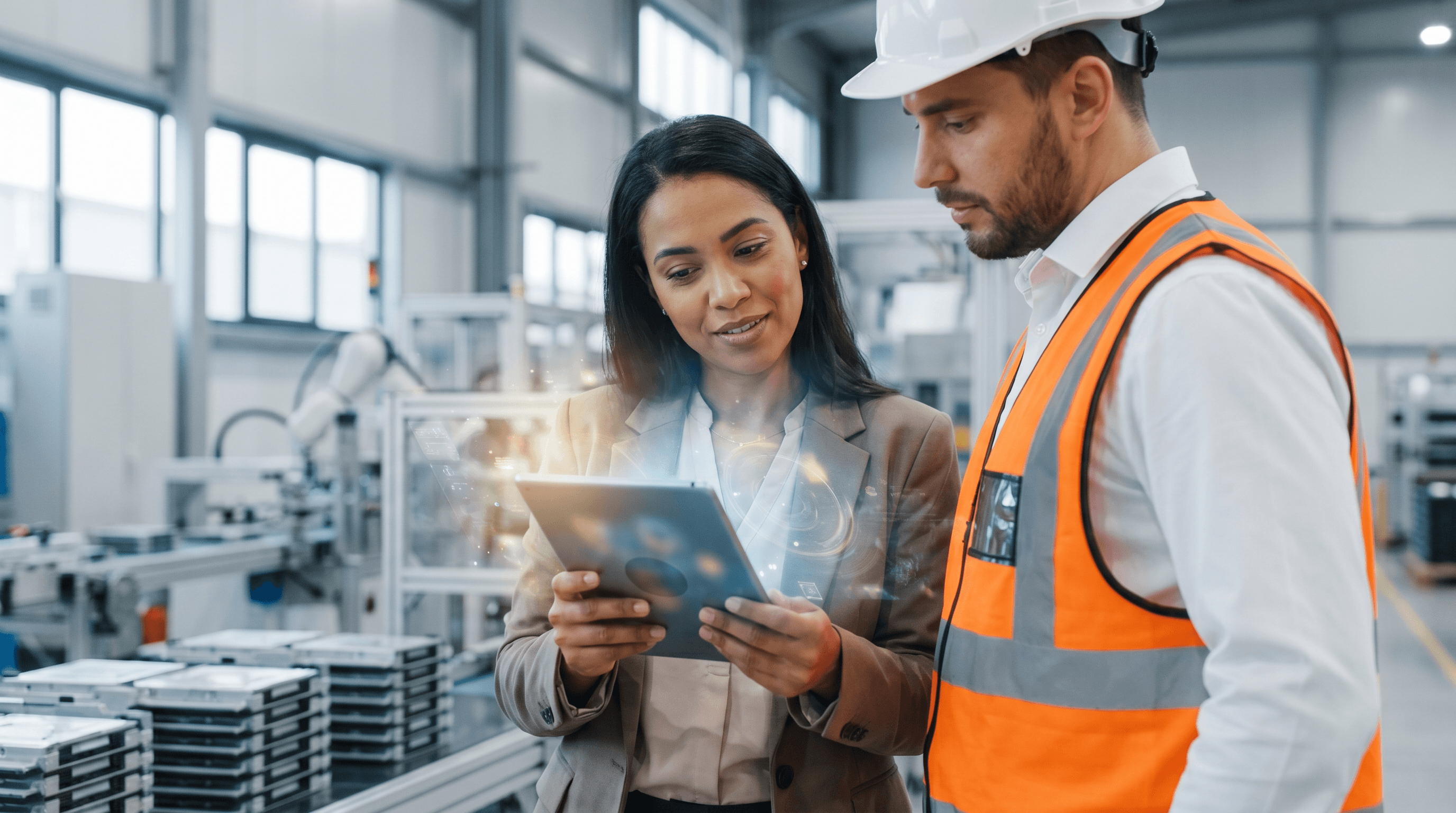 produtor rural em uma lavoura, mexendo em um tablet