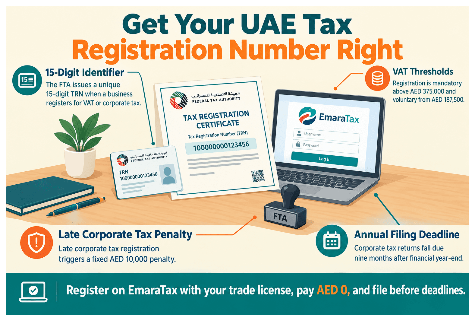 Infographic: What Is a Tax Registration Number in the UAE and How to Get One