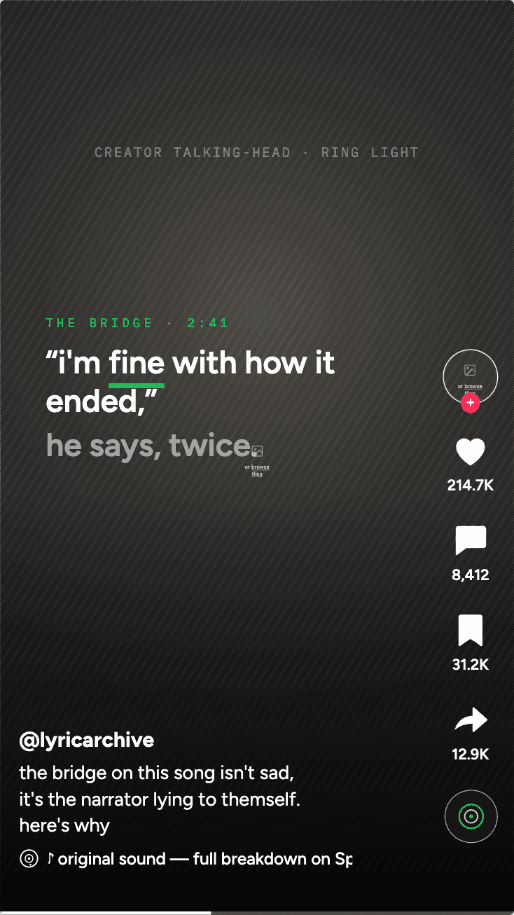 TikTok post mockup three