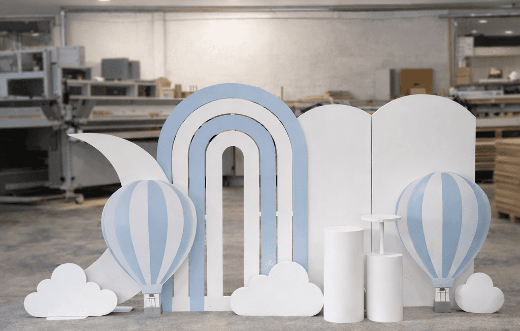 Multi-Tiered Architectural Arch Backdrop