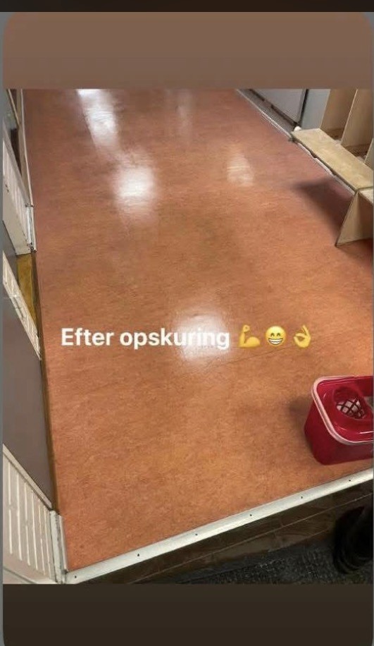 Gulv efter opskuring
