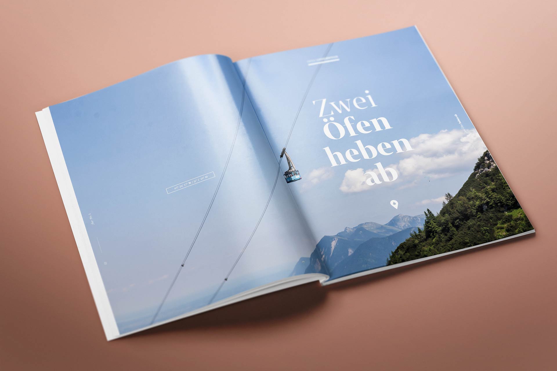 Fotostrecke im Fiur Magazin – emotionale Motive mit hochwertigem Printdesign