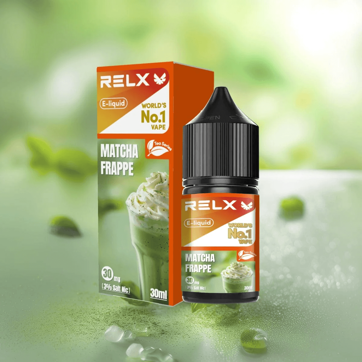 LIQUID POD RELX MATCHA FRAPPE 30ML 30MG SALTNIC CREAMY DINGIN