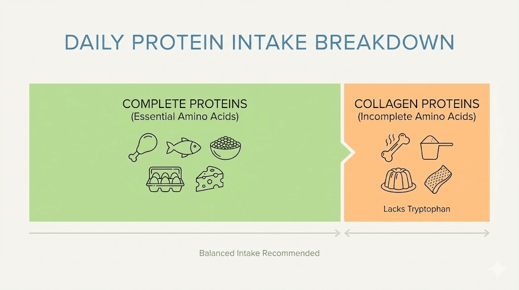 How to count collagen peptides toward daily protein requirements